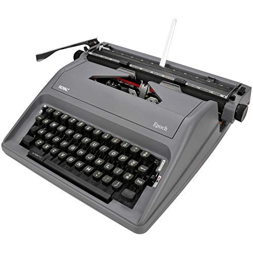 Royal Máquina de escrever portátil portátil Epoch Classic - cinza (ROY79103Y)