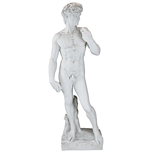 Design Toscano Estátua de David de mármore colado (1504)