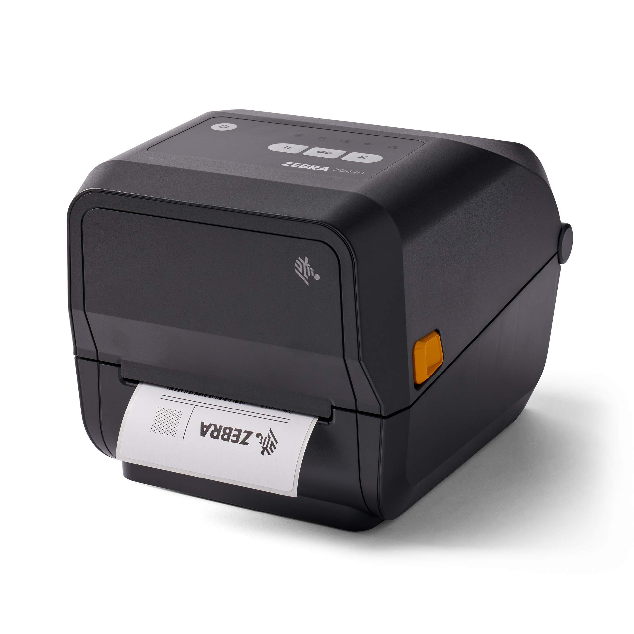 Zebra ZD420t Impressora de mesa de transferência térmica 203 dpi Largura de impressão 4 em USB ZD42042-T01000EZ