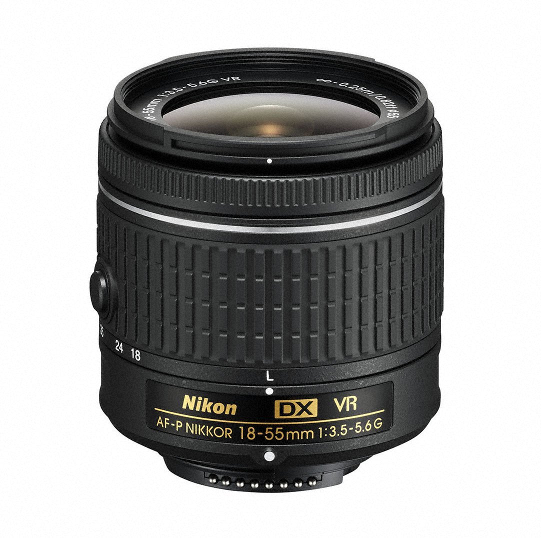 Nikon Lente AF-P DX NIKKOR 18-55 mm f / 3.5-5.6G VR para câmeras DSLR