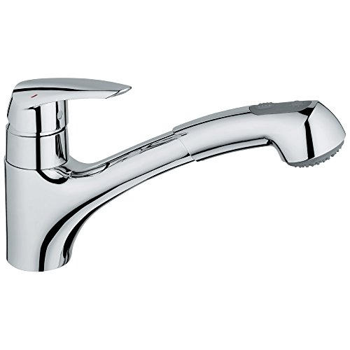 Grohe 33 330 001 Eurodisc torneira de cozinha dupla extraível com spray