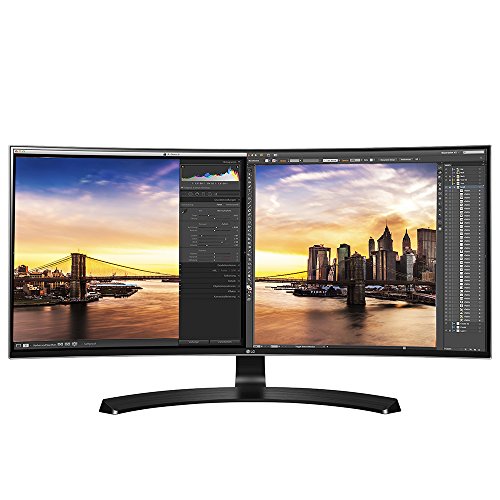 LG 34UC88-B 34 polegadas 21:9 Curvo UltraWide QHD IPS Monitor com carregamento rápido USB