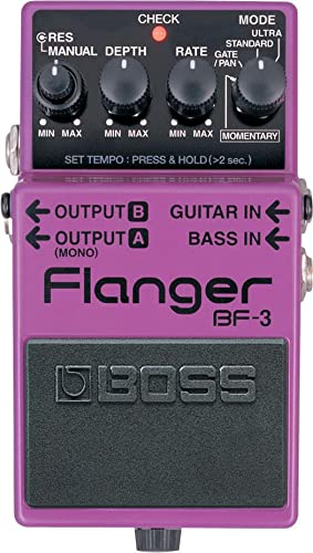Boss Pedal de efeitos de guitarra BF-3 Flanger
