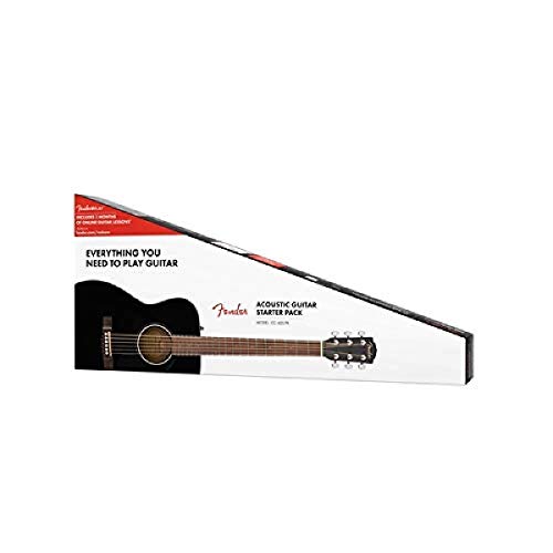 Fender Pacote de guitarra acústica para iniciantes FA-115