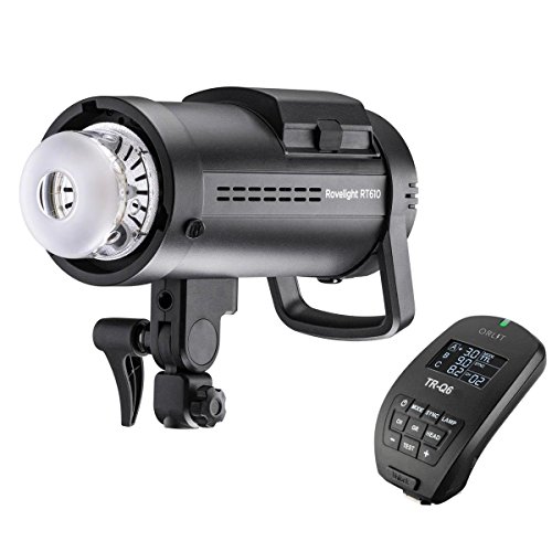 ORLIT RoveLight RT 610 HSS TTL Monolight alimentado por bateria com TR-Q6 Studio Flash acionador para Nikon (montagem Bowens)