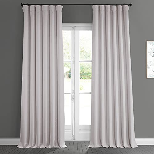 HPD Half Price Drapes Cortina de escurecimento de quarto com ilhós de linho sintético