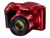 Canon PowerShot SX420 IS (vermelho) com zoom óptico 42x e Wi-Fi integrado