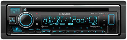 KENWOOD KDC-BT778HD Único DIN Bluetooth CD Car Stereo Receiver com Amazon Alexa Voice Control | Exibição de texto LCD | Entrada USB e auxiliar