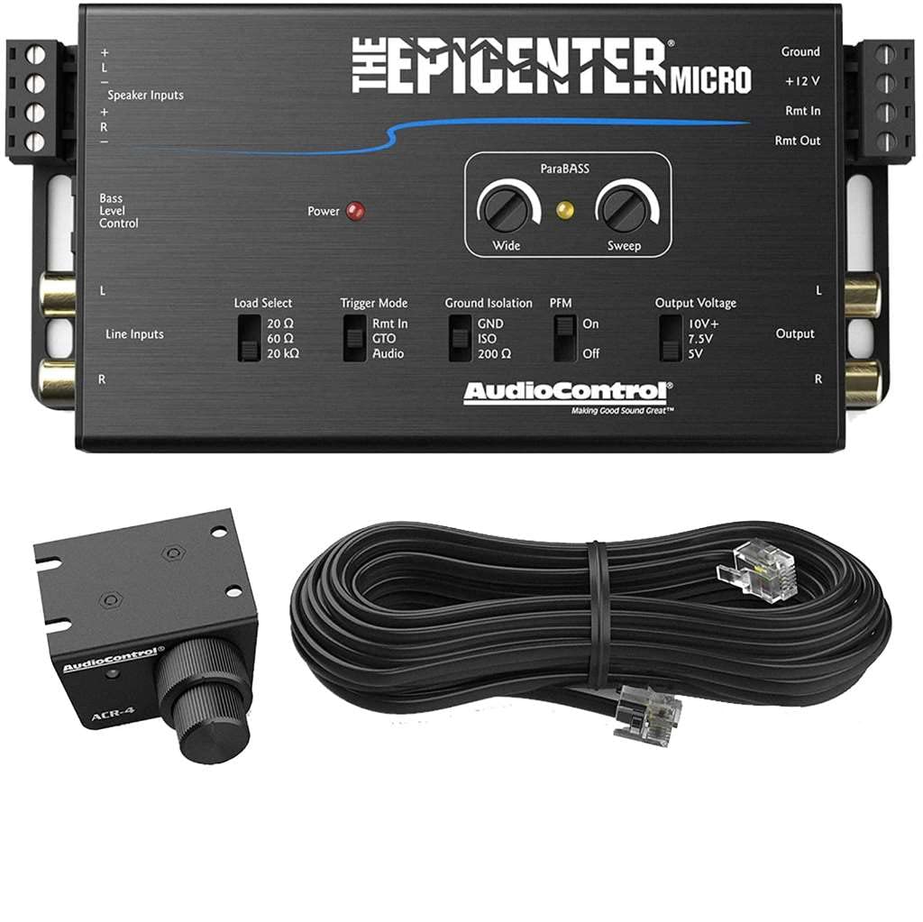 AudioControl O processador Epicenter Micro Bass Restoration & Line Output Converter