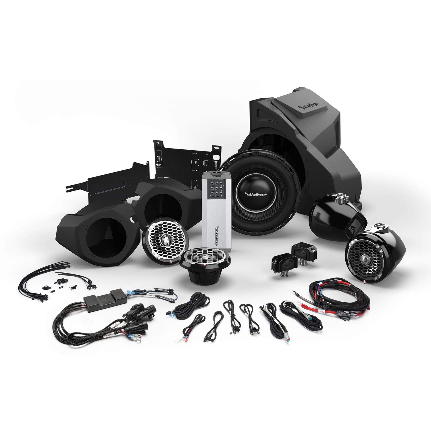 Rockford Fosgate RZR14RC-STAGE5 Stereo Kit w/ 4 Speaker...