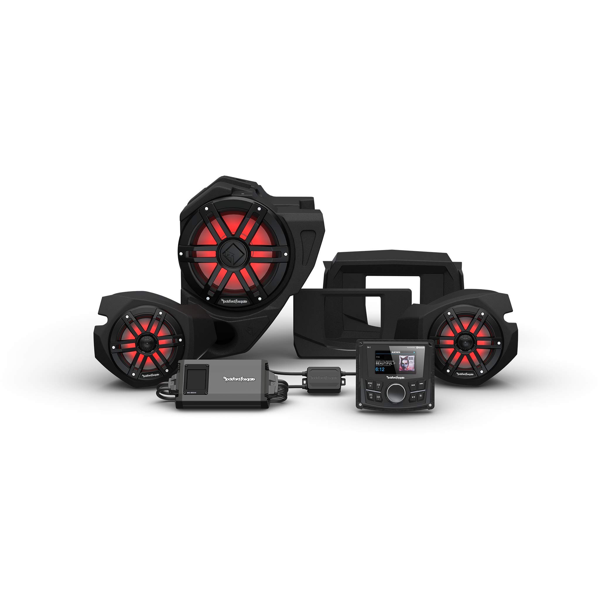 Rockford Fosgate RZR14-STG3 Audio Kit: PMX-2 Receiver, ...