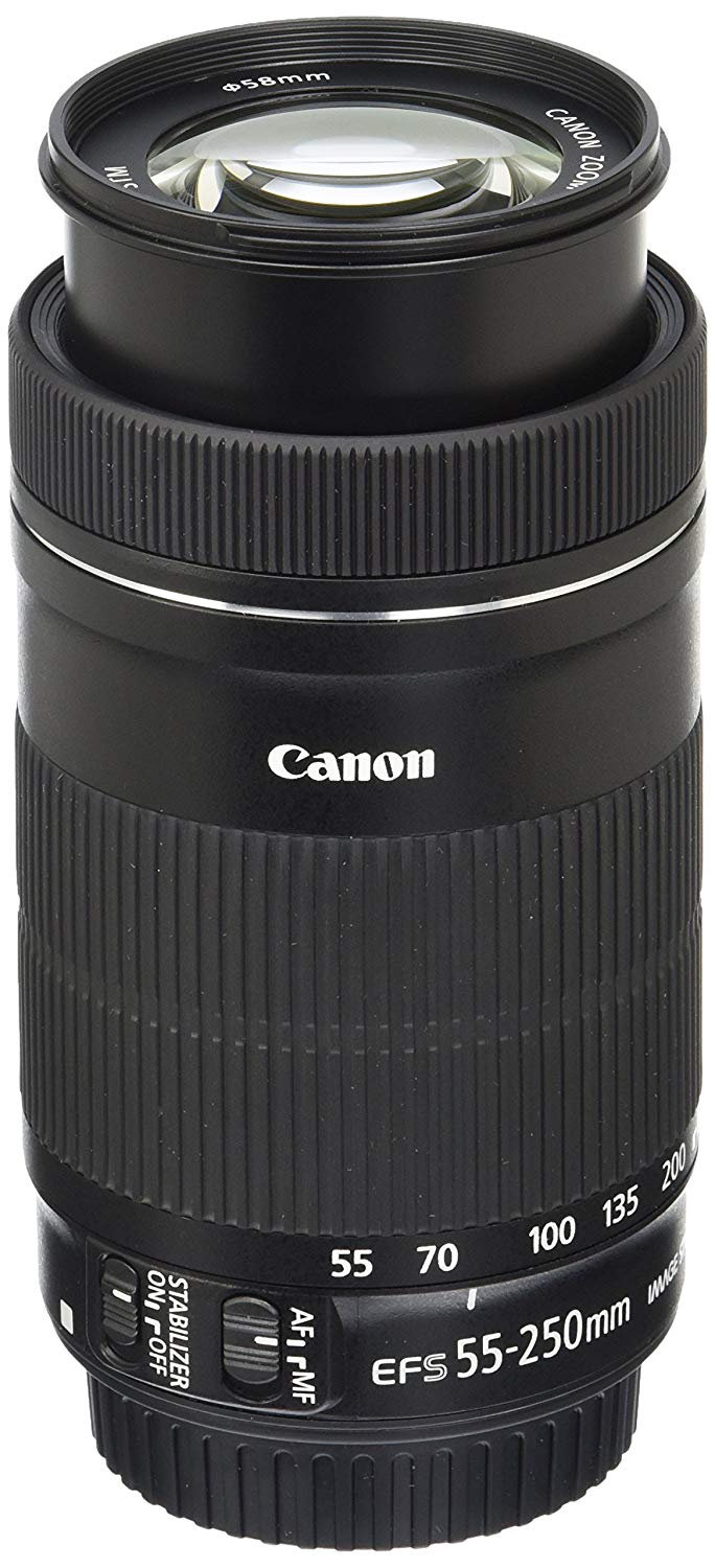 Canon Lente EF-S 55-250 mm F4-5.6 IS STM para câmeras S...