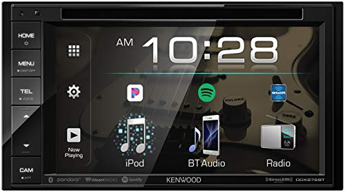 KENWOOD Receptor de DVD DDX276BT 6.2 com Bluetooth | Estéreo automotivo Bluetooth duplo DIN com painel de toque resistivo transparente 6.2