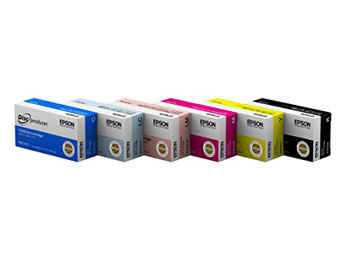 Epson Cartucho de tinta DiscProducer PP-100 com 6 cores em embalagem de varejo