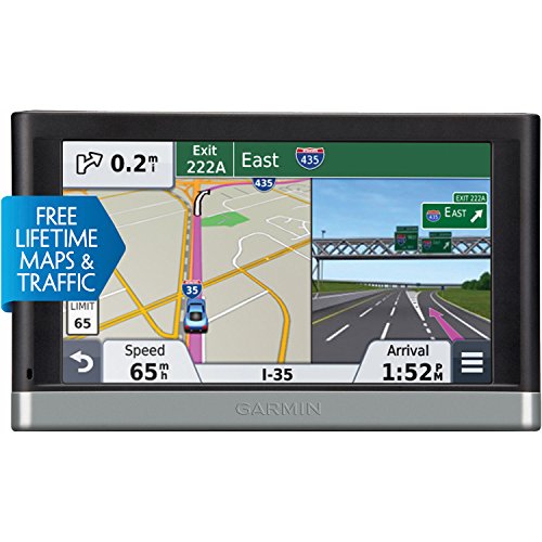Garmin Nuvi 2597LMT 5 polegadas GPS portátil Bluetooth para veículos com mapas vitalícios