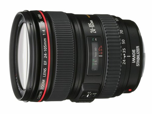 Canon Lente EF 24-105 mm f / 4 L IS USM para câmeras EO...