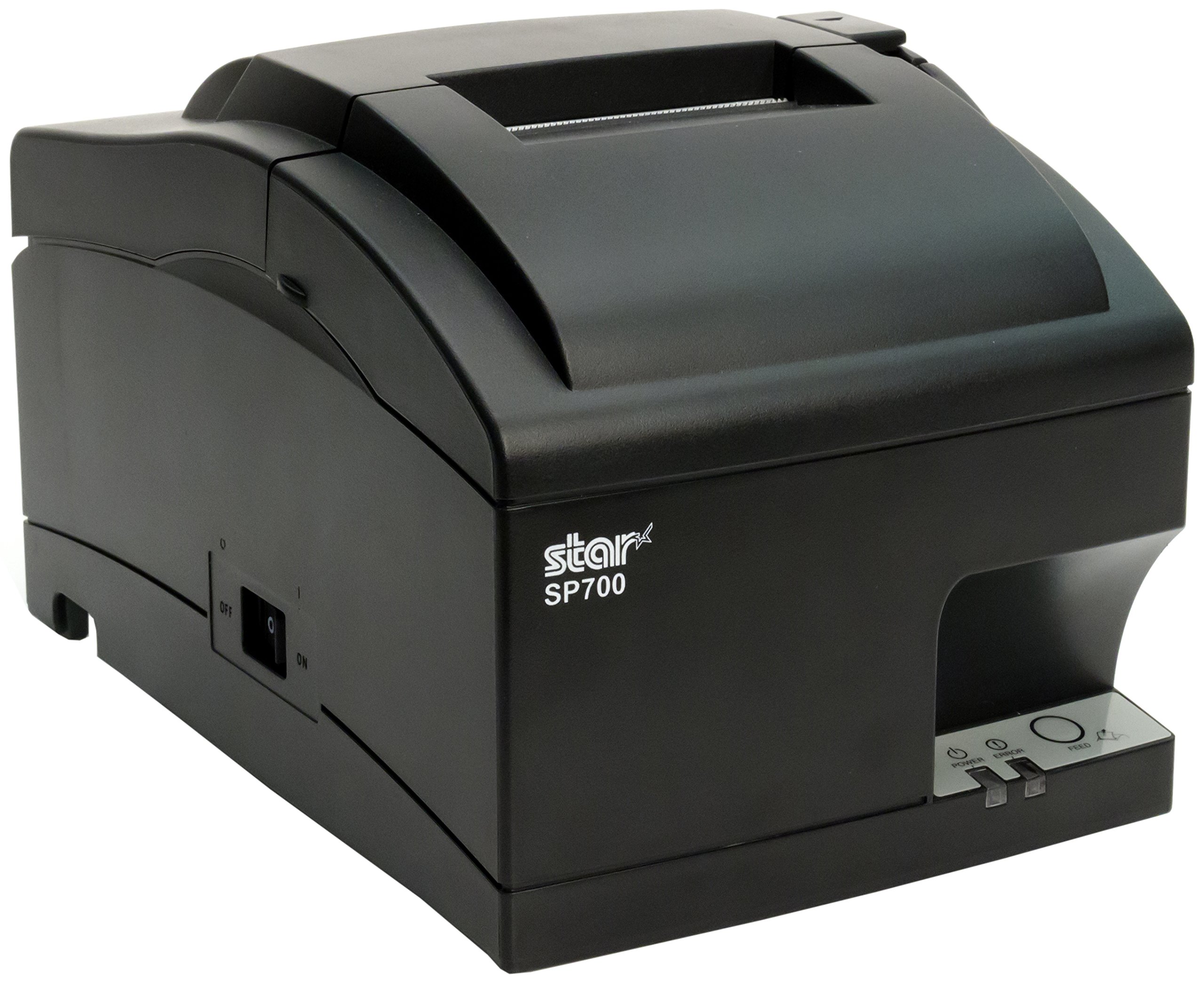Star Micronics Impressora de recibos de impacto SP742M com cortador automático e fonte de alimentação interna - cinza