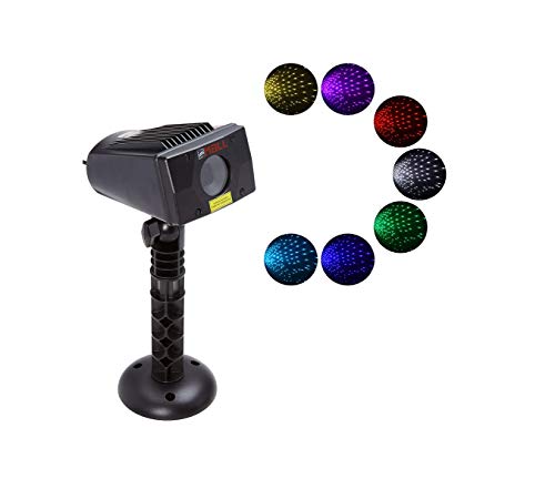 LedMAll Motion Snow Fall Full Spectrum Star Effects 7 Color White Laser Christmas Lights e Decorative Lights com controle remoto