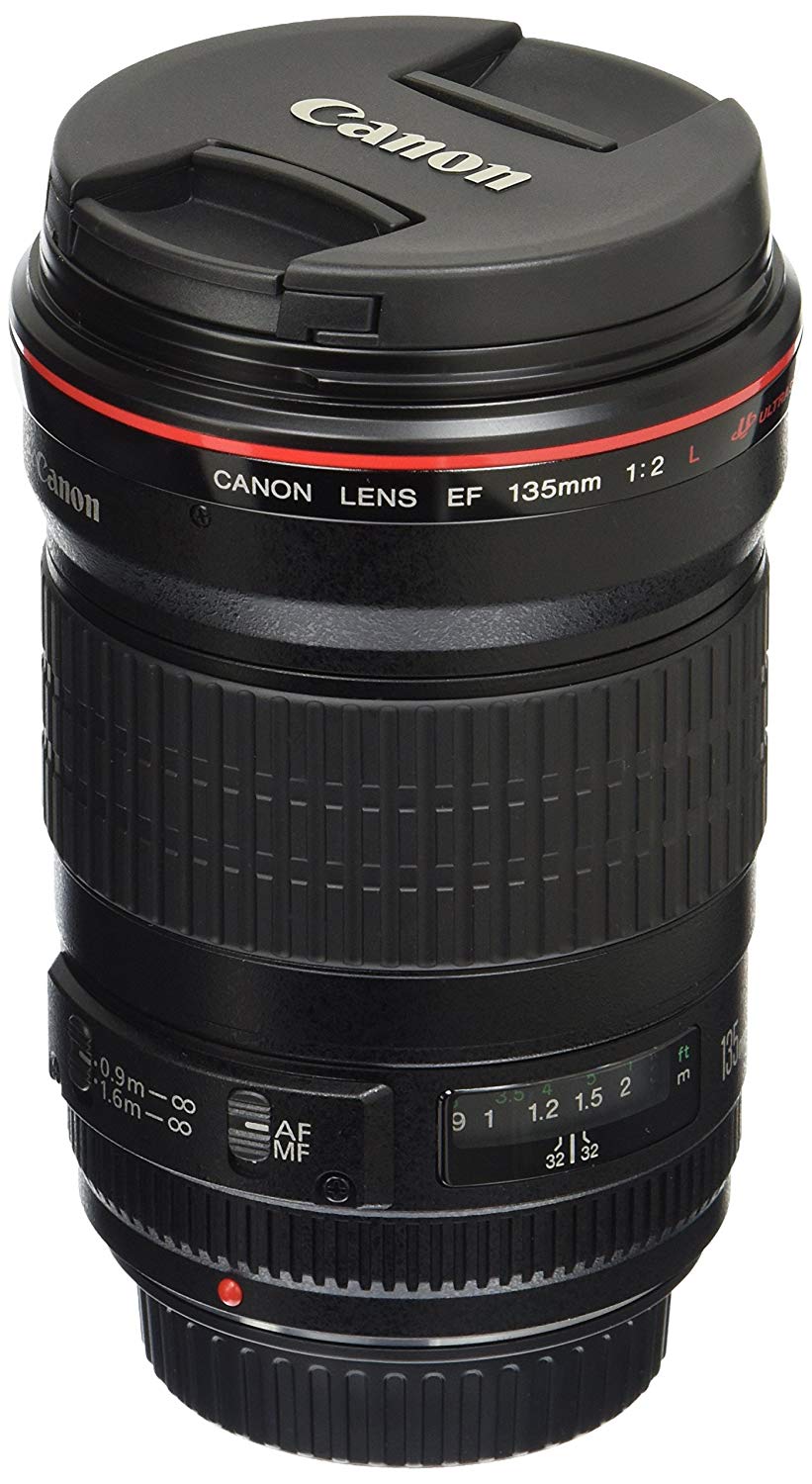Canon Lente EF 135 mm f / 2L USM para câmeras SLR - fixa