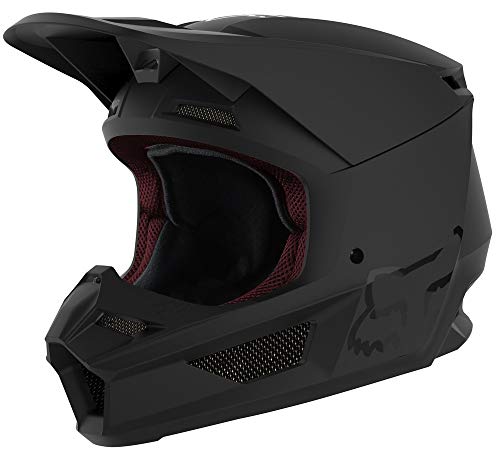 Fox Racing Powersports-Capacetes YTH V1 Matte Black Helmet