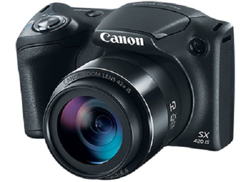 Canon PowerShot SX420 IS (preto) com zoom óptico 42x e Wi-Fi integrado