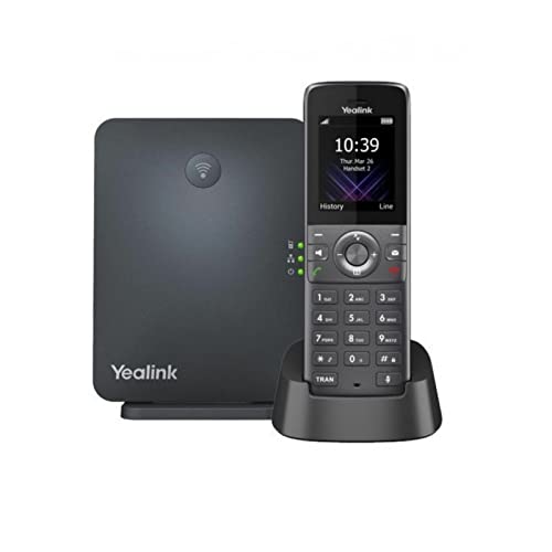 Yealink Pacote de telefone IP DECT W73P W73H com base W...