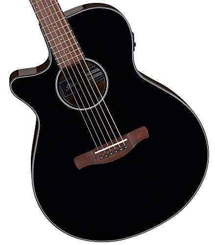 Ibanez Guitarra elétrica acústica para canhotos AEG50L