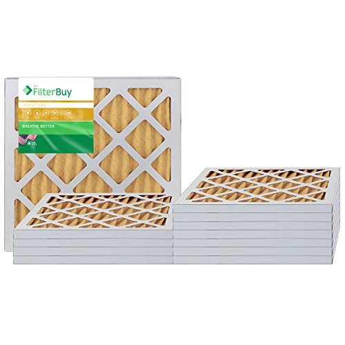 FilterBuy Filtros de forno/filtros de ar - AFB Gold MERV 11 (pacote com 12)