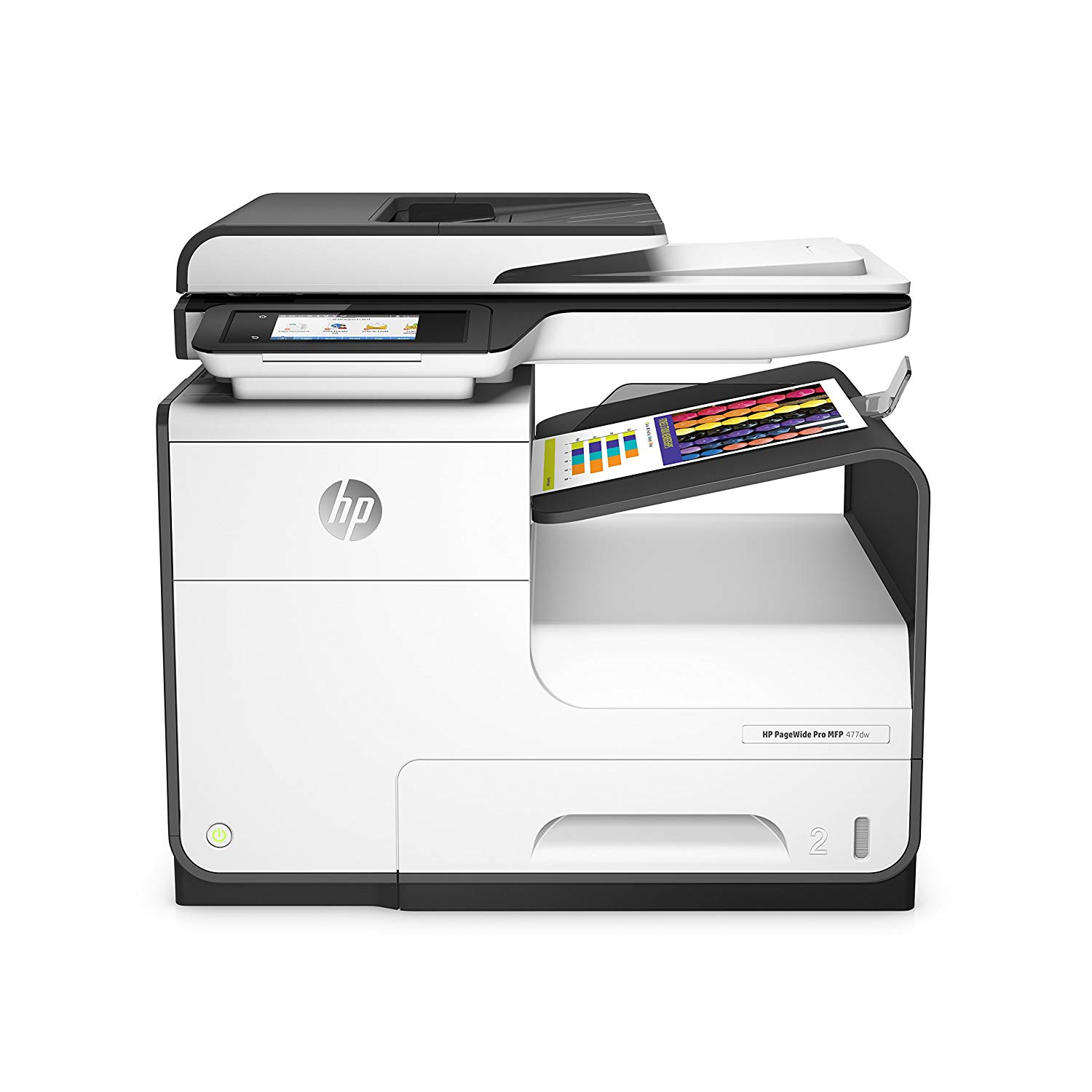 HP Impressora empresarial multifuncional colorida PageWide Pro 477dw com impressão duplex sem fio e frente e verso (D3Q20A)