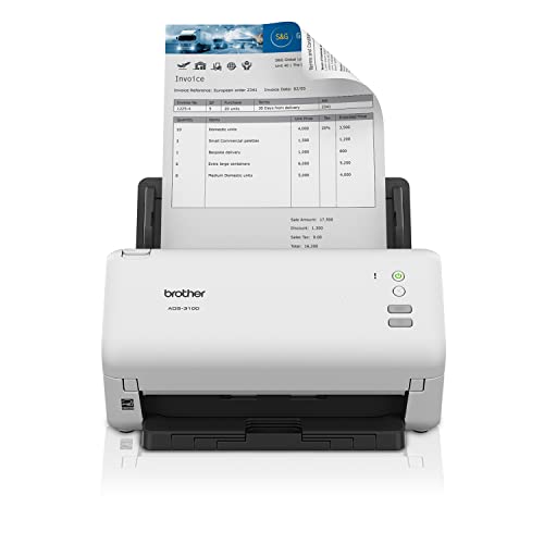 Brother Scanner de mesa de alta velocidade ADS-3100 | Compacto com velocidades de digitalização de até 40 ppm