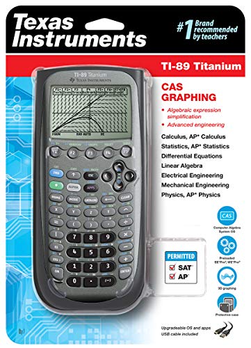 Texas Instruments Calculadora gráfica de titânio TI-89 (a embalagem pode ser diferente)