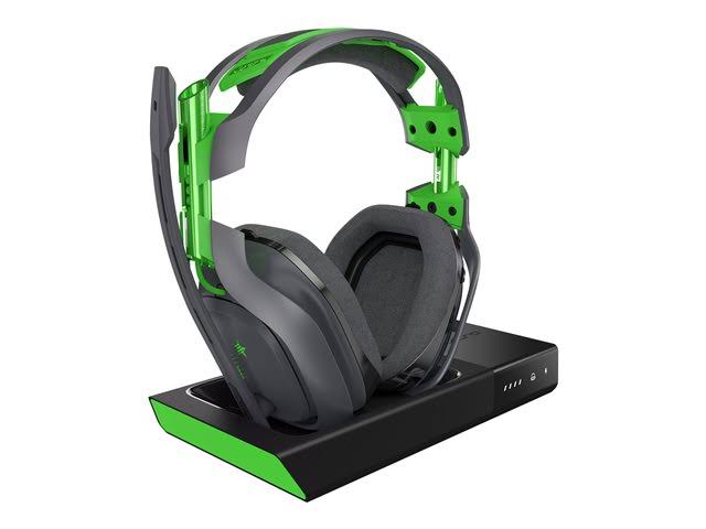 ASTRO Gaming A50 Wireless Dolby Gaming Headset - Preto / Verde - Xbox One + PC