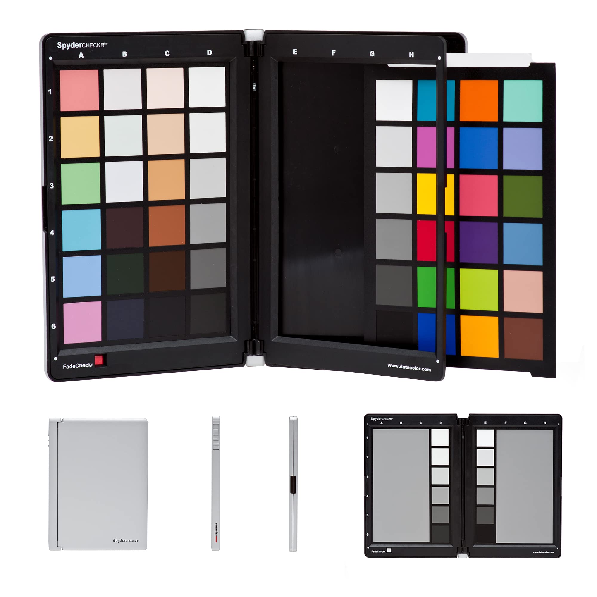  Datacolor Spyder Checkr Ferramenta de calibração de cores para câmeras. Garanta cores precisas e consistentes com câmeras/luzes variadas. Possui 48 cores de destino + cartão cinza para balanço...