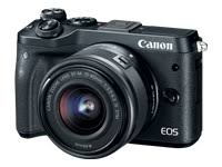 Canon EOS M6 (preto) EF-M 15-45 mm f / 3.5-6.3 IS STM kit de lentes