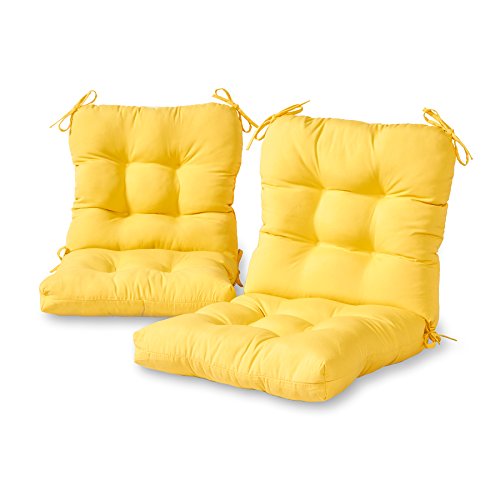 Greendale Home Fashions Almofada para cadeira ao ar livre AZ6815S2-SUNBEAM Sunburst (conjunto de 2)