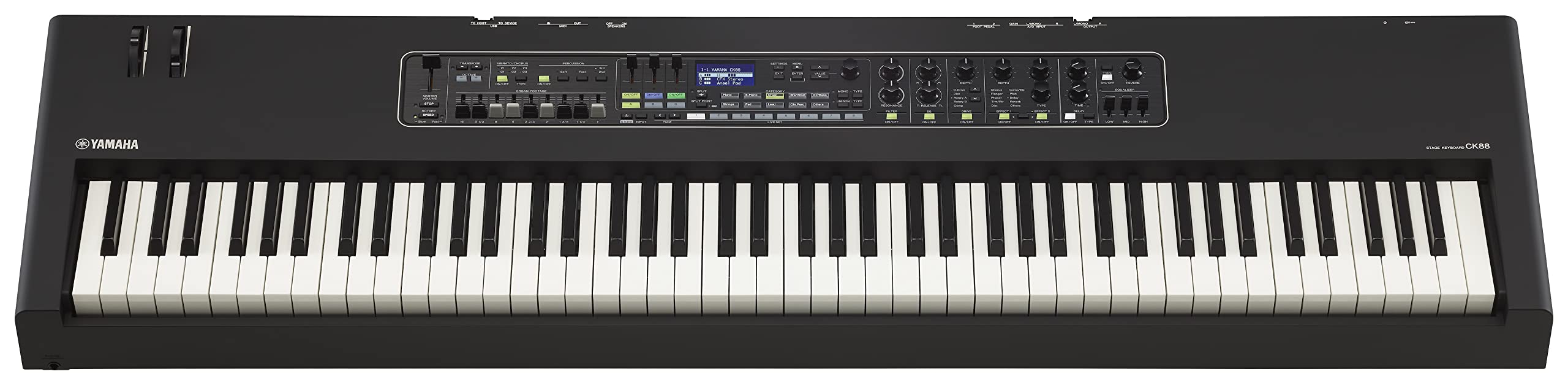 YAMAHA CK Series 88-Key Stage Keyboard with Buil...