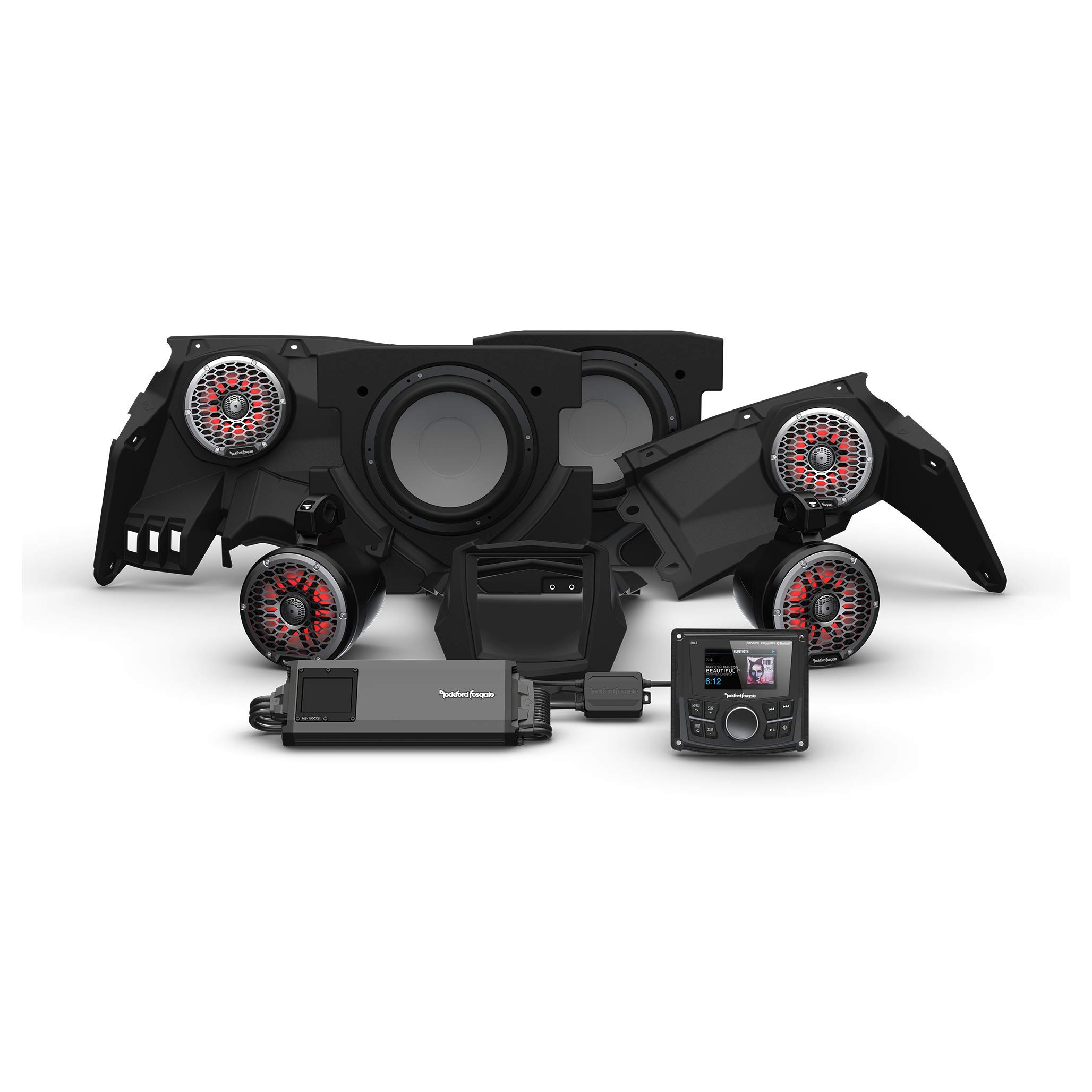 Rockford Fosgate X317-STG5 Audio Kit: PMX-3 Rece...