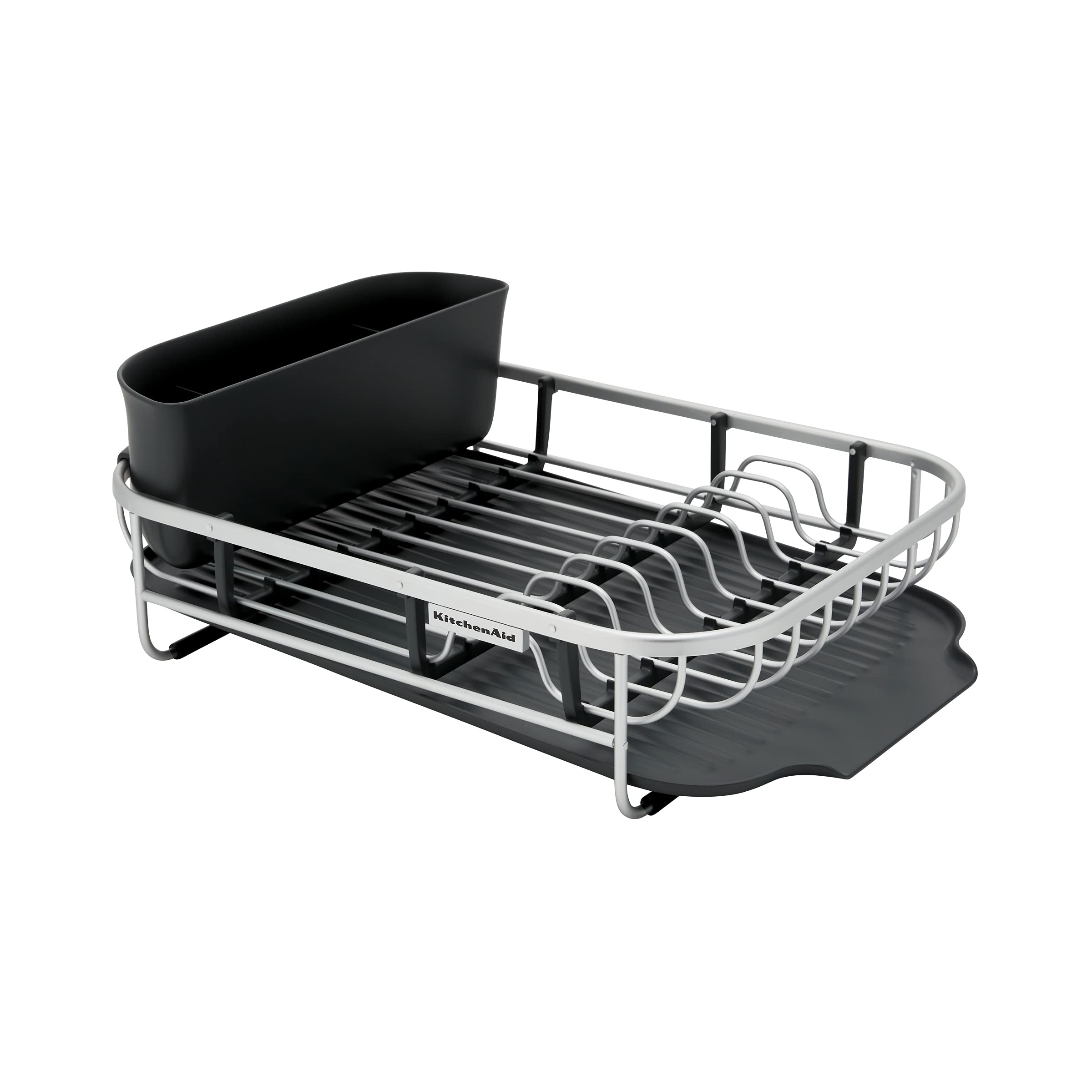 KitchenAid Rack de pratos compacto de aço inoxidável/aço carbono/alumínio