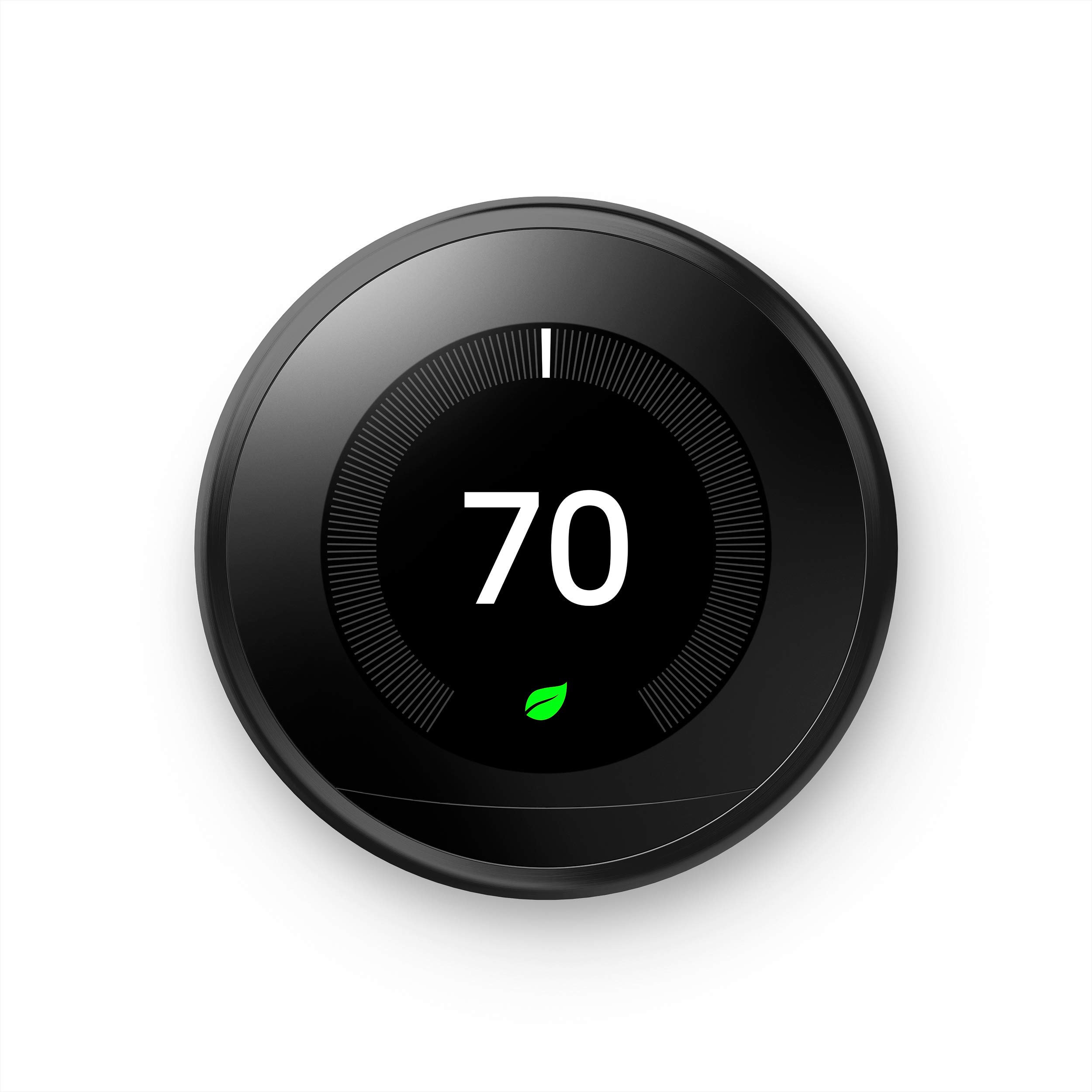 Google Nest Learning Thermostat - Termostato inteligente programável para casa - Termostato Nest de 3ª geração - Compatível com Alexa