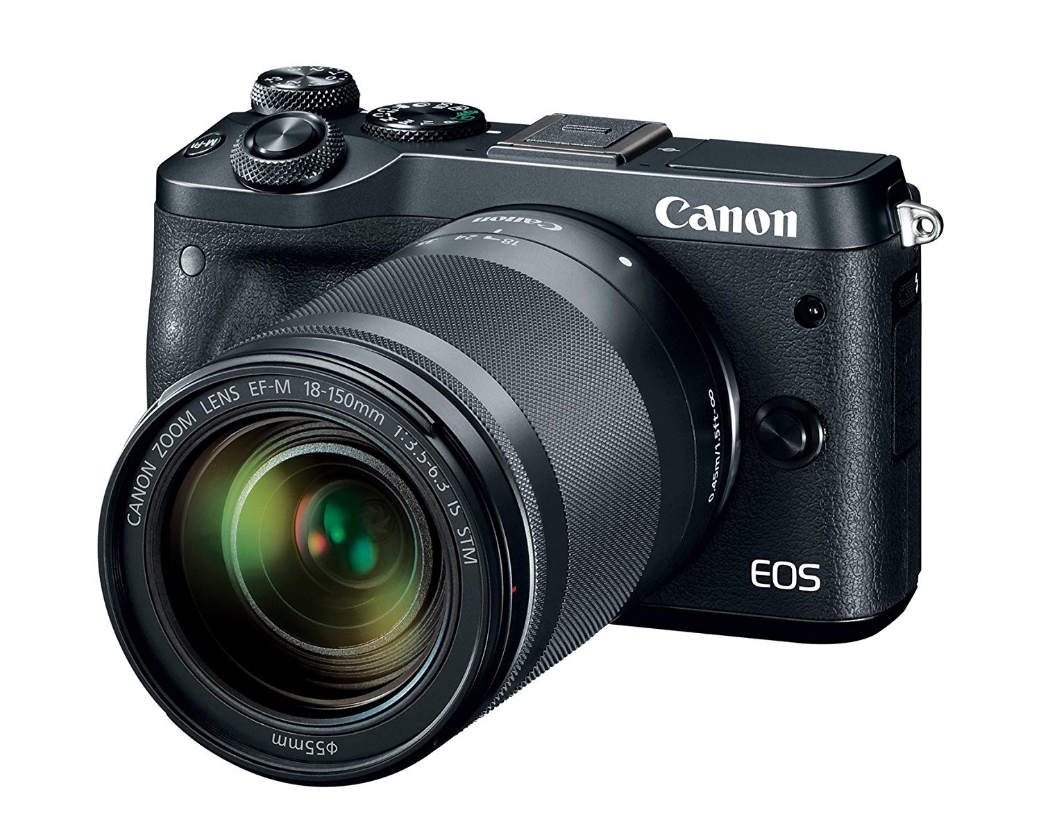 Canon EOS M6 (preto) 18-150 mm f / 3.5-6.3 IS STM Kit