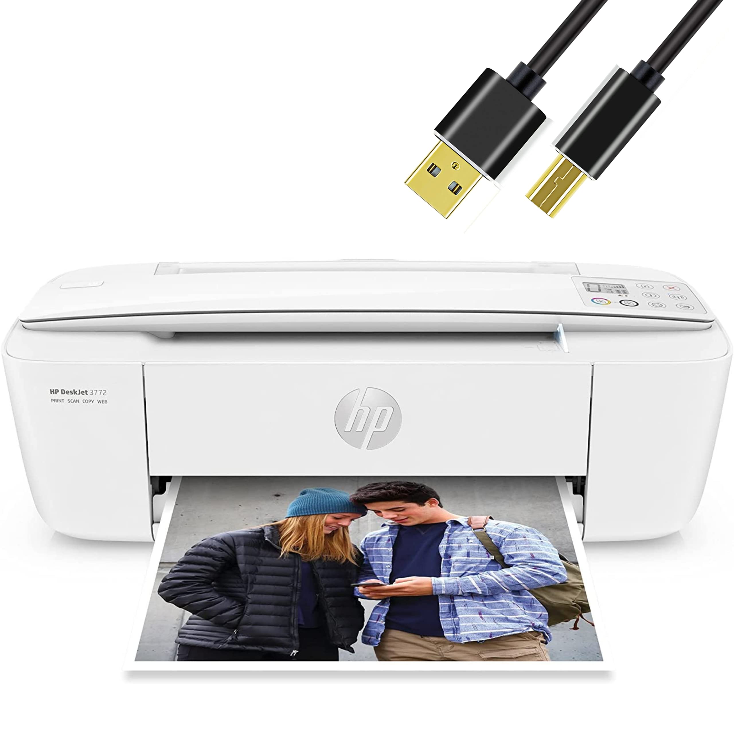 HP H-P DeskJet Wireless Color Inkjet Printer All-in-One...
