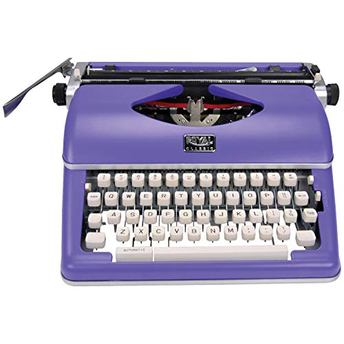 Royal Máquina de escrever manual clássica 79119Q (roxo)