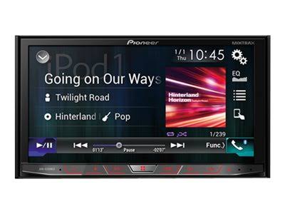Pioneer AVH-4201NEX DVD duplo DIN multimídia para carro estéreo com tela sensível ao toque WVGA de 7 'com Android Auto / Apple Carplay / câmera de backup