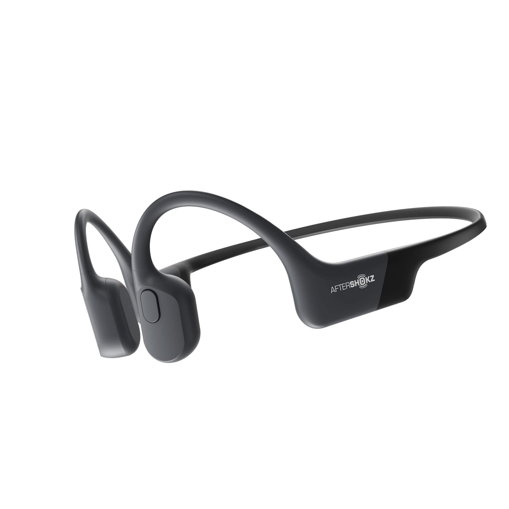  Aftershokz Aeropex (renomeado como Shokz OpenRun) - Fones de ouvido esportivos de condução óssea Bluetooth de ouvido aberto - Fones de ouvido sem fio resistentes ao suor para exercícios e corrida...