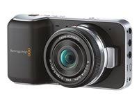 Black Magic Câmera Blackmagic Pocket Cinema com suporte de lente Micro Four Thirds