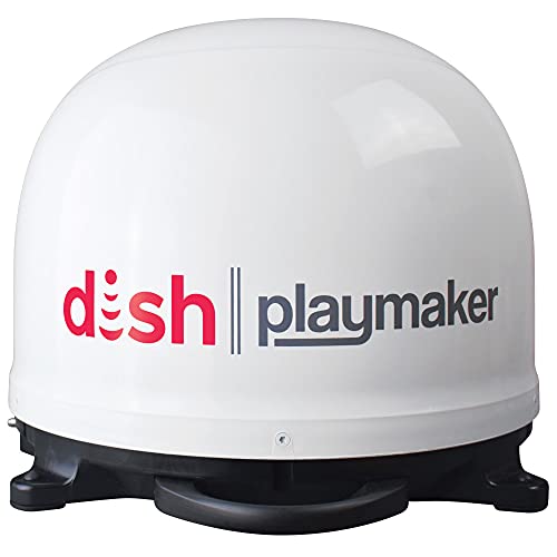 Winegard Antena de satélite automática dupla portátil Dish Playmaker com receptor Dish Wally HD