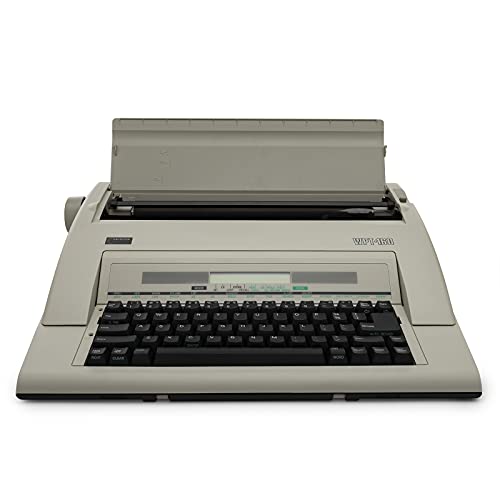 Nakajima Máquina de escrever eletrônica portátil WPT-160 com visor e memória