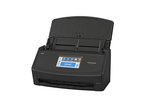 FUJITSU Scanner de documentos duplex colorido ScanSnap iX1500 com tela sensível ao toque para Mac e PC (modelo preto)