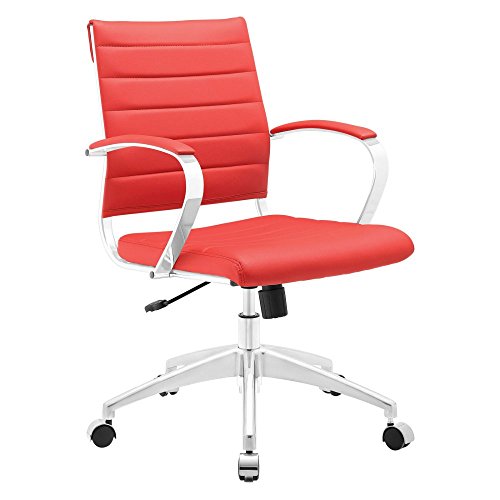 Modway Cadeira Jive Modern Mid Back Office em vermelho