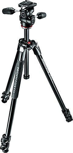 Manfrotto MK290XTA3-3WUS 290 Xtra Kit de cabeça de 3 vias (preto)